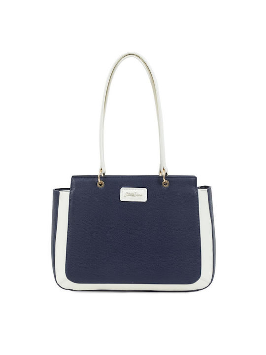 Doca Damen Tasche Schulter Blau