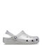 Classic Glitter Clog K Παιδικά Ανατομικά Σαμπό Θαλάσσης Ασημί