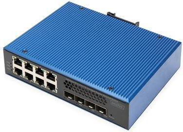 Digitus DN-651160 Gestionat L3 Switch cu 8 Porturi Gigabit (1Gbps) Ethernet și 4 Porturi SFP
