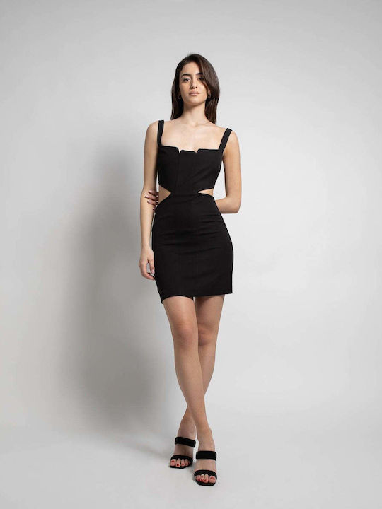 Fashioncore Mini Evening Dress Black