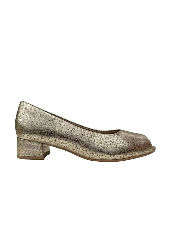 Piccadilly Anatomic Gold Heels