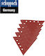 Scheppach Delta-Schleifblatt K120 280x280mm Set 10Stück