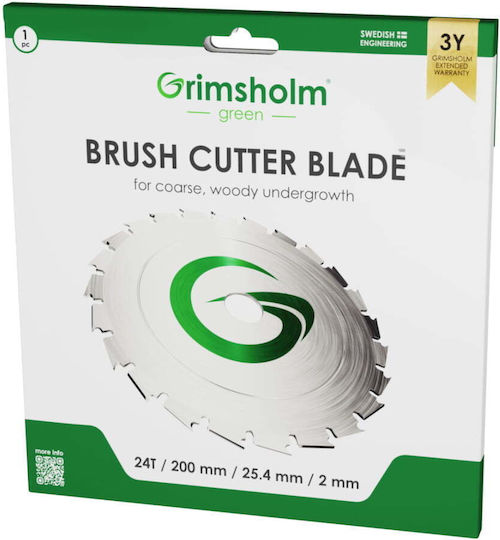 Grimsholm GS645 Δίσκος Θαμνοκοπτικού 25.4mm 24 Δοντιών