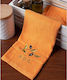 Silk Fashion Hotel Face Towel 100x50 cm Orange