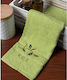 Silk Fashion Hotel Face Towel 100x50 cm Green