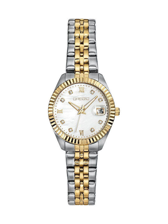 Gregio Women's Watch with Gold Metal Bracelet