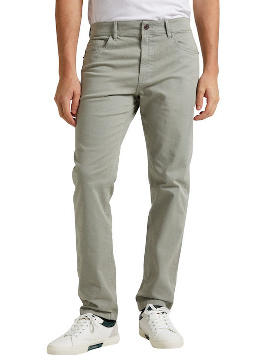 Pantaloni cu Croială Slim Palm Green