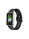 Ersatz-Quickfit-Armband für Samsung Galaxy Fit 3 Silikon Schwarz