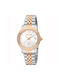 Just Cavalli Glam Watch with Silver Metal Bracelet