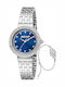 Just Cavalli Women's Watch Battery Set with Silver Stainless Steel Bracelet