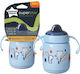 Tommee Tippee Superstar Εκπαιδευτικό Μπιμπερό Πλαστικό με Λαβές Μπλε για 6m+ 300ml