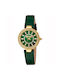 Just Cavalli Watch with Green Leather Strap