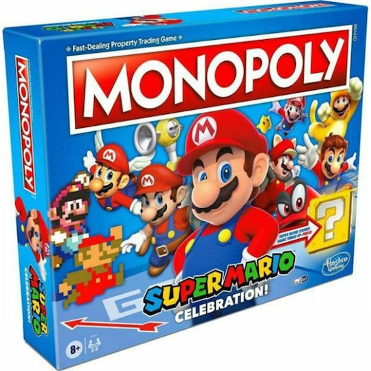 Joc de Societate Monopoly Super Mario Celebration pentru 2-6 Jucători 8+ Ani Hasbro