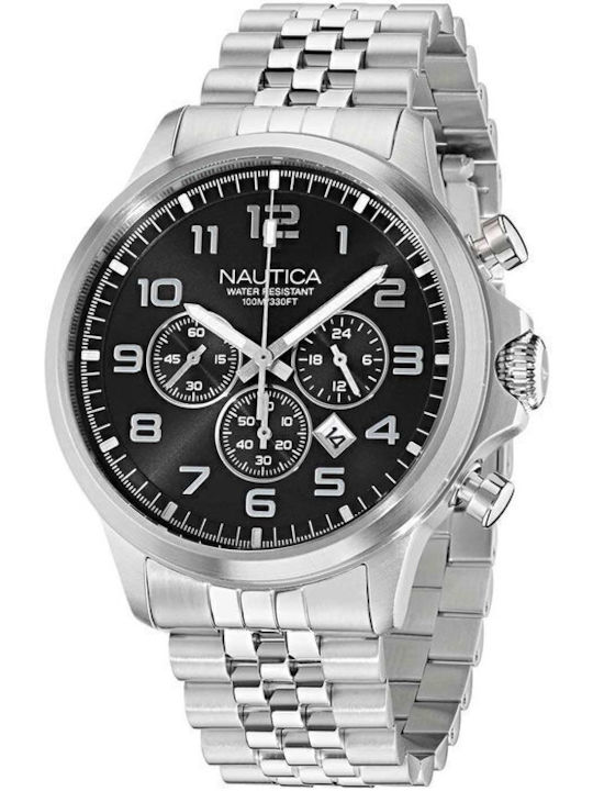 Nautica Men's Watch 45mm Chronograph Battery wi...
