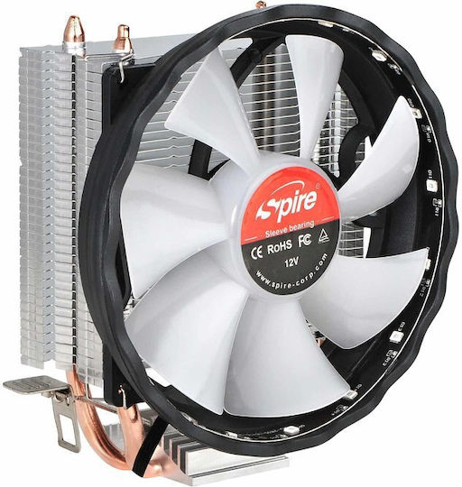Spire Xerus 200 Ψύκτρα Επεξεργαστή για Socket 1200/115x/1700 με RGB Φωτισμό