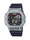 Casio Digital Watch Chronograph Battery with Black Rubber Strap