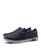 Men's Leather Casual Shoes Blue