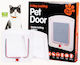 Nunbell Pet Door Dog in White Color 20.3 x 20cm