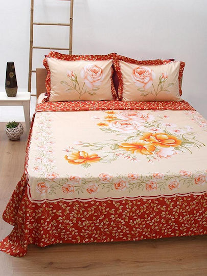 Sunshine Superking Steppdecke 220x240cm 70043 Satin Bunt