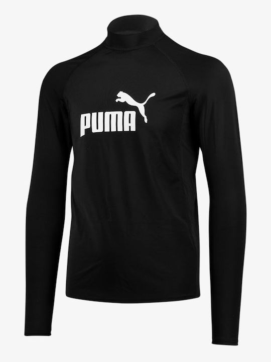 PUMA Ανδρική Μακρυμάνικη Αντηλιακή Μπλούζα Μαύρη