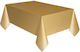 Party-Tischdecke Kunststoff 274x137cm Gold 5084