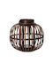 Kaemingk Wooden Lantern Brown 29x29x26cm