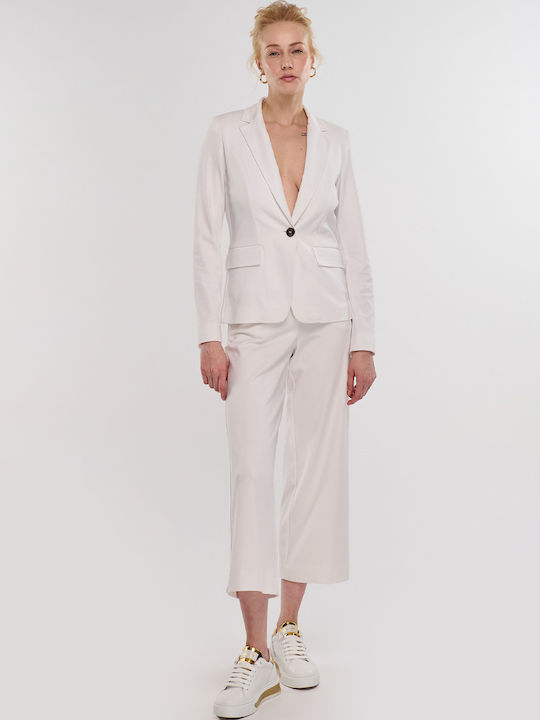 Emme Marella Blazer pentru femei Sacou White