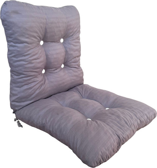 Linea Home Καρέκλας Κήπου Γκρι 50x100εκ.