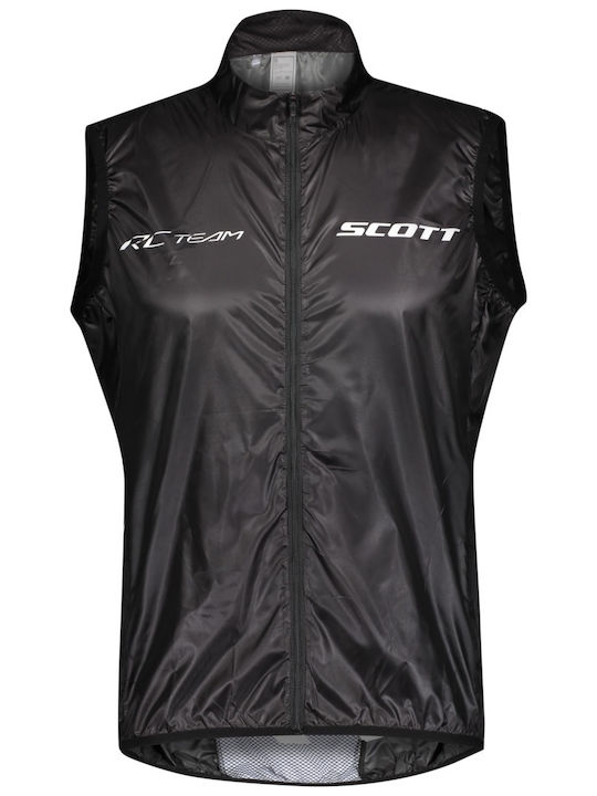 Scott Cycling Windbreaker Jacket Sleeveless Black