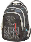 Polo Σχολική Τσάντα Πλάτης Γυμνασίου - Λυκείου σε Μαύρο χρώμα 23lt 2024