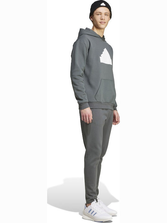 adidas Future Icons Badge of Sport Khaki with Hood
