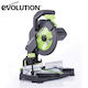 Evolution Miter Saw Electric with Power 1200W & Cutting Disc Diameter 210mm