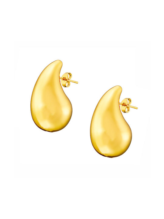 Earrings made of Steel Gold Plated