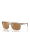 Armani Exchange Unisex Γυαλιά Ηλίου με Καφέ Κοκκάλινο Σκελετό και Καφέ Polarized Καθρέφτη Φακό AX4145S 83445A