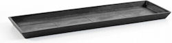 Ecopots Plate Planter Black 67.5x22.5cm 74.013.65