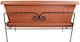 Poulimenos Pot Stand Black 96cmx40cmx31cmcm.