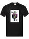 Fruit of the Loom Batman Joker Original T-shirt Batman Μαύρο Βαμβακερό