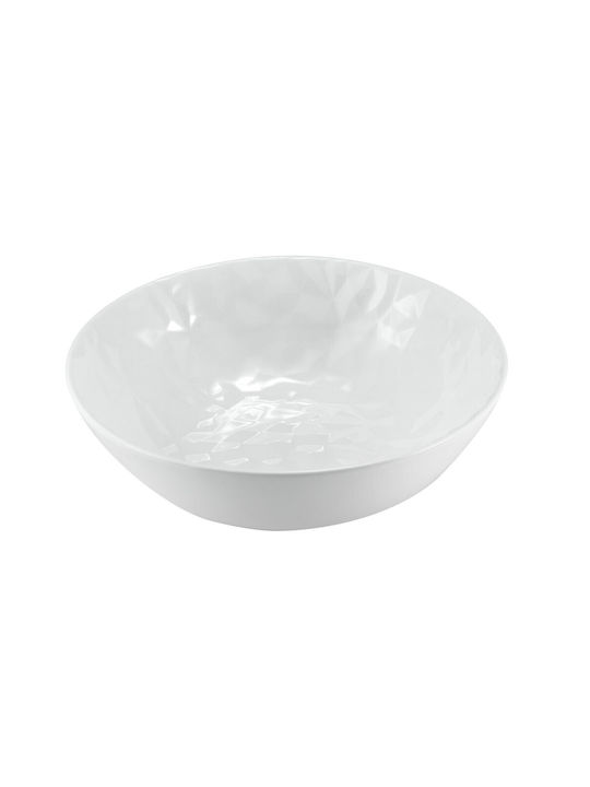 Le Coq Porcelaine Serving Bowl Round made of Porcelain White with Diameter 18cm