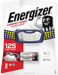 Energizer Headlamp LED Waterproof IPX4 with Maximum Brightness 125lm