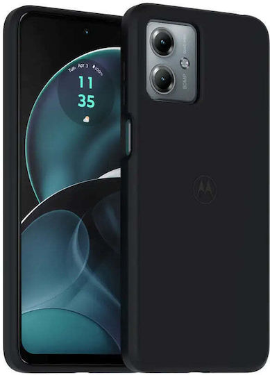 Motorola Umschlag Rückseite Schwarz (Moto G14)