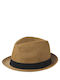 Jack & Jones Ψάθινο Ανδρικό Καπέλο Καβουράκι Καφέ