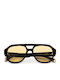 Oscar & Frank Men's Sunglasses with Black Plastic Frame and Black Lens 051BL-MONOCHROME-PHOTOCHROMIC