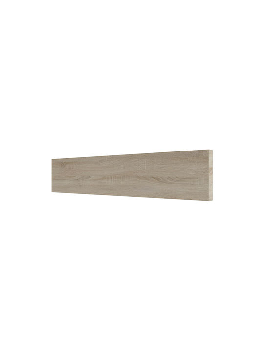 Alphab2b Rechteckige Bruchware aus Spanplatte Sonoma 120x10cm GR-SOCLESON120