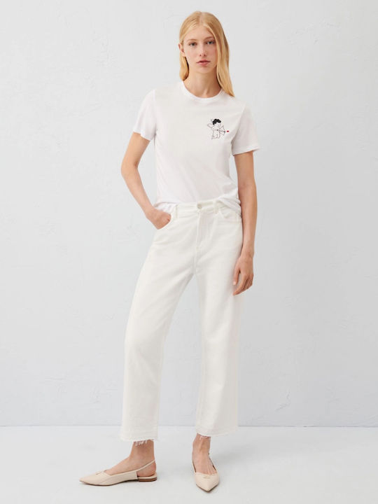 Marella Damen Sport T-Shirt Weiß