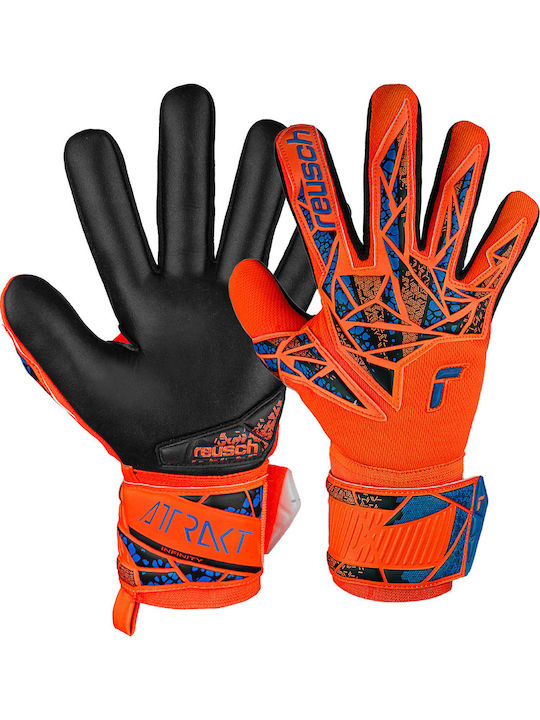 Reusch Attrakt Infinity Nc Jnr Goalkeeper Gloves Kids Orange