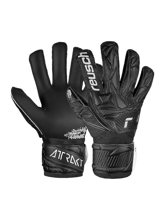 Reusch Attrakt Infinity Jnr Γάντια Τερματοφύλακα Παιδικά Μαύρα