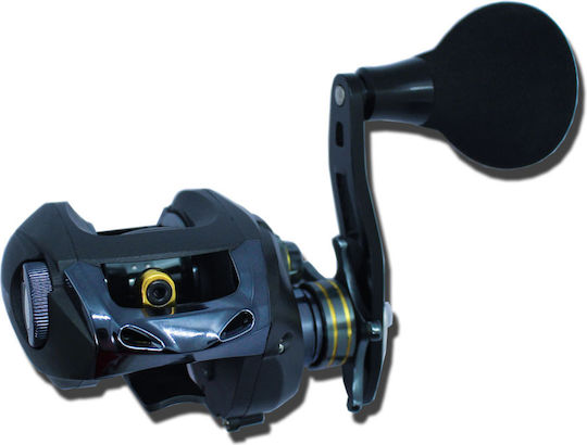 Sensei Tai Cast Left Handed Fishing Reel for Slow Jigging, Tai Rubber and Baitcasting