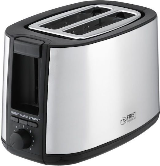 First Austria Toaster 2 Slots 750W Inox