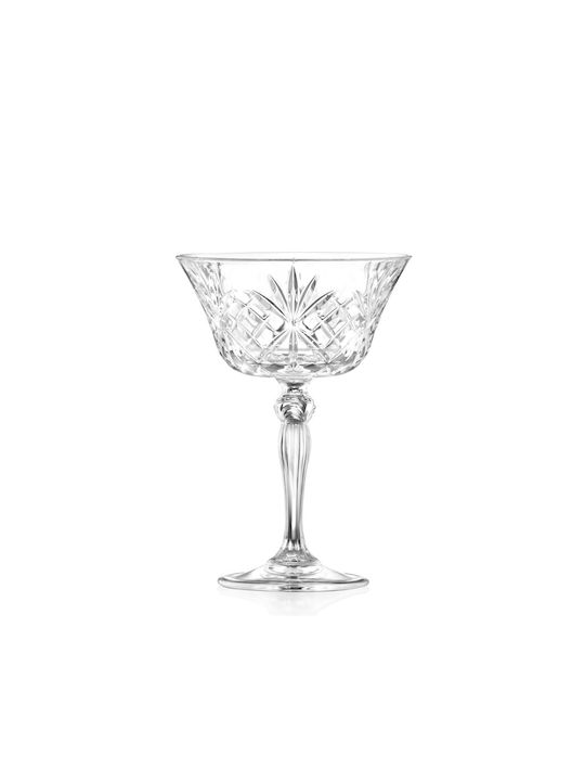 RCR Coupe Gläser-Set Champagner aus Kristall Stapelbar 260ml 6Stück