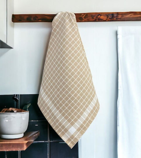 Linea Home Πετσέτα Κουζίνας από 100% Βαμβάκι σε Μπεζ Χρώμα 50x70cm